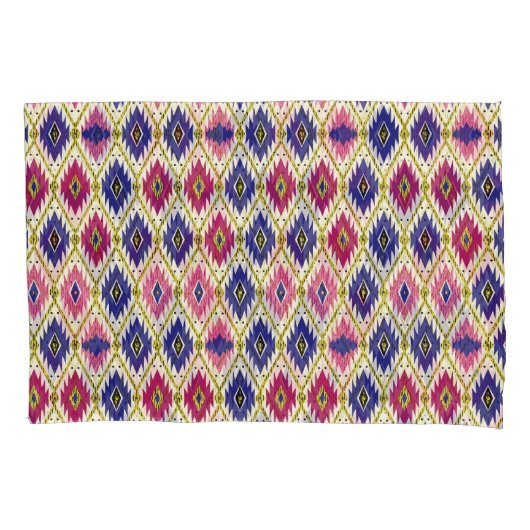 Geometrische patronen: Traditionele Textiel Illust Kussensloop (Voorkant)
