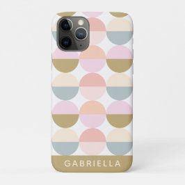 Geometrische patronen van pasta's Gepersonaliseerd Case-Mate iPhone Case