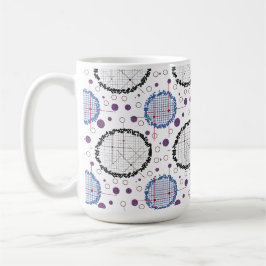 Geometrische patronen voor modern design koffiemok