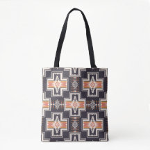 Geometrische Patroon Canvas tas met Symmetrische