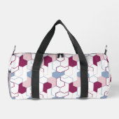 Geometrische patroon Duffel Bag Plunjezak (Achterkant)