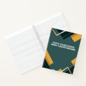 Geometrische Patroon Geloof Inspirerend Quote Notitieboek (Binnen)