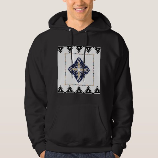 Geometrische patroon hoodie (Voorkant)