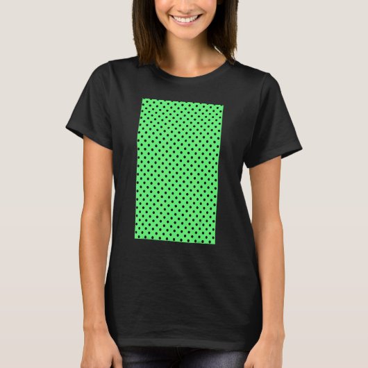 GEOMETRISCHE PATROON MINT GROEN VAN 1980 MET KLEIN T-SHIRT (Voorkant)