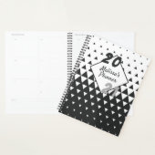Geometrische patroon Moderne gepersonaliseerde jaa Planner (Display)