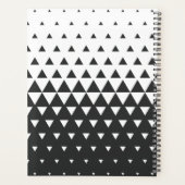 Geometrische patroon Moderne gepersonaliseerde jaa Planner (Achterkant)