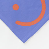 Geometrische patroon retro kleuren 70s fleece deken (Hoek)