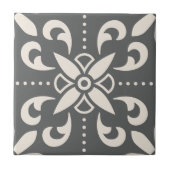 Geometrische patroondecoratieve keramische tegel tegeltje (Voorkant)