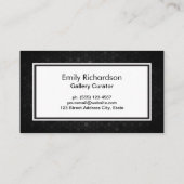 Geometrische patroongrenzen visitekaartje (Achterkant)