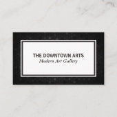 Geometrische patroongrenzen visitekaartje (Voorkant)