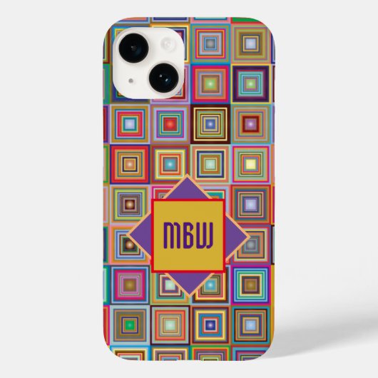Geometrische patrooniPhone Case-Mate iPhone Case (Achterkant)