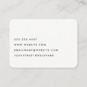 Geometrische patroonlagen visitekaartje (Achterkant)