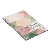 Geometrische patroonscriptscriptweergave notitieboek (Rechterzijde)