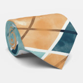 Geometrische patroonStropdas Stropdas (Opgerold)
