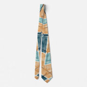 Geometrische patroonStropdas Stropdas (Achterkant)