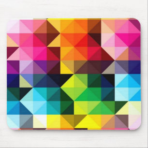 Geometrische patroonvector kleurige mousepad muismat