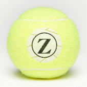 Geometrische Penn Tennis Balls monogrammed Tennisballen (Voorkant)