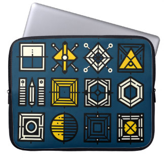 Geometrische pictogramhoes voor laptop laptop sleeve