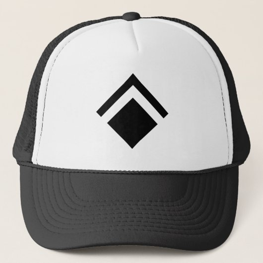 Geometrische Pijl 01 Trucker Pet (Voorkant)