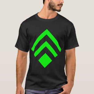 Geometrische Pijl 02 - Groen T-shirt