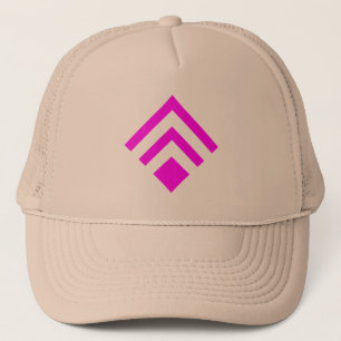 Geometrische Pijl 02 - Magenta Trucker Pet