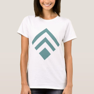 Geometrische Pijl 02 - Ocean Green T-shirt