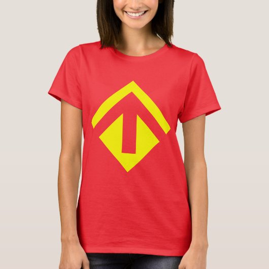Geometrische Pijl 02 T-shirt (Voorkant)