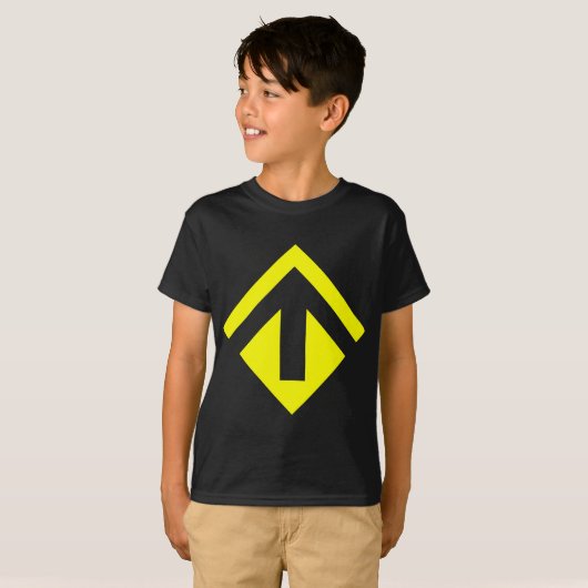 Geometrische Pijl 02 T-shirt (Voorkant volledig)