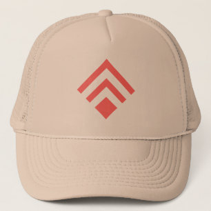 Geometrische Pijl 02 - Tropisch roze Trucker Pet