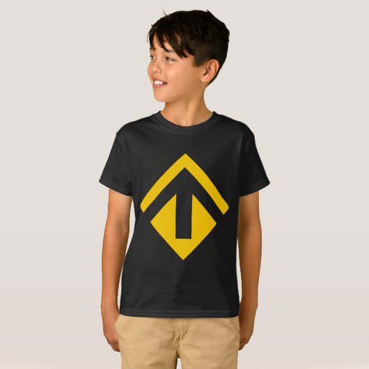 Geometrische Pijl 03 T-shirt (Voorkant volledig)