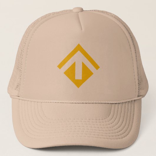 Geometrische Pijl 03 Trucker Pet (Voorkant)