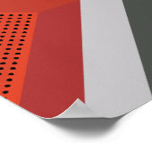 Geometrische pijl Abstract ontwerp Poster (Hoek)