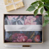 Geometrische Pioenenkunst voor Decoupage Tissuepapier (Geschenk)