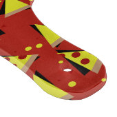 Geometrische Pizza Pepperoni Italiaanse Slice Snijplank (Hoek)