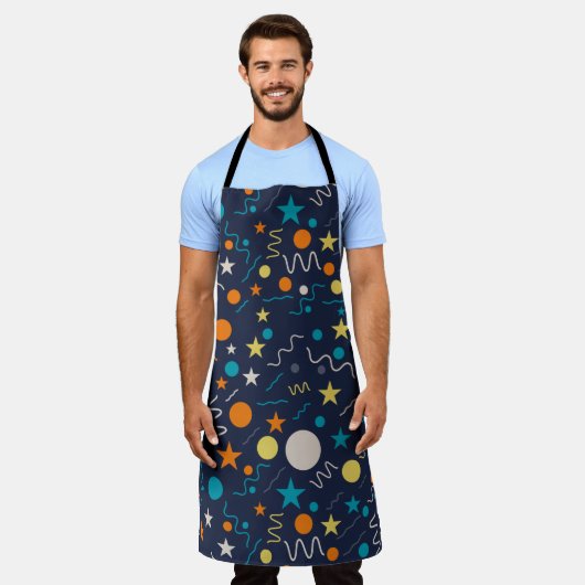 Geometrische plash schort (Gedragen)