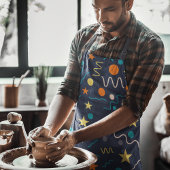 Geometrische plash schort