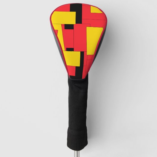 Geometrische Pleasure Golfheadcover (Voorkant)