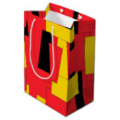 Geometrische Pleasure Medium Cadeauzakje (Achterkant Gekanteld)
