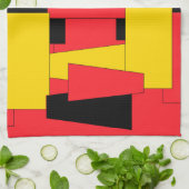 Geometrische Pleasure Theedoek (Gevouwen)