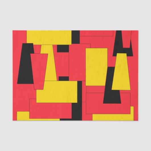 Geometrische Pleasure Tissuepapier (Voorkant)