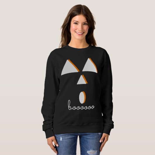 Geometrische pompoen trui (Voorkant volledig)