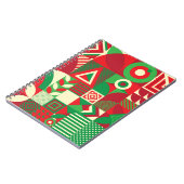 Geometrische Pop: Kleurrijke Abstracte Tegels. Notitieboek (Linkerzijde)