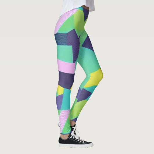 Geometrische Pop kunst Leggings (Rechts)