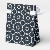 Geometrische print bedankdoosjes (Achterkant)