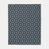 Geometrische print fleece deken (Voorkant)