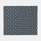 Geometrische print fleece deken (Voorkant (Horizontaal))