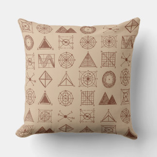 Geometrische Print - Heilige Geometrie Mathemat Kussen