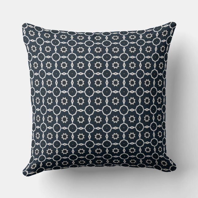 Geometrische print kussen (Achterkant)