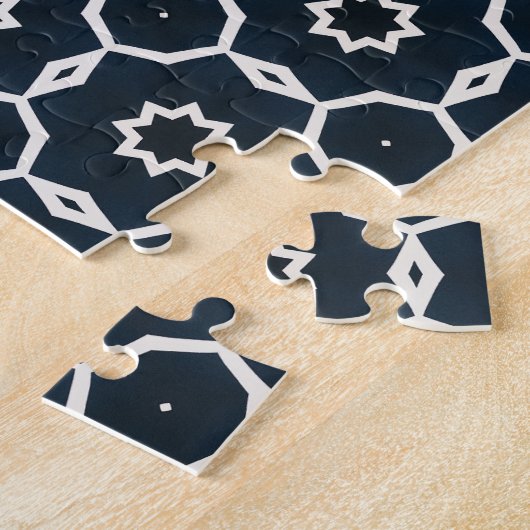 Geometrische print legpuzzel (Zijkant)