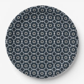 Geometrische print papieren bordje (Voorkant)